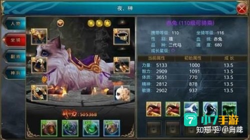 御龙在天马匹炼化